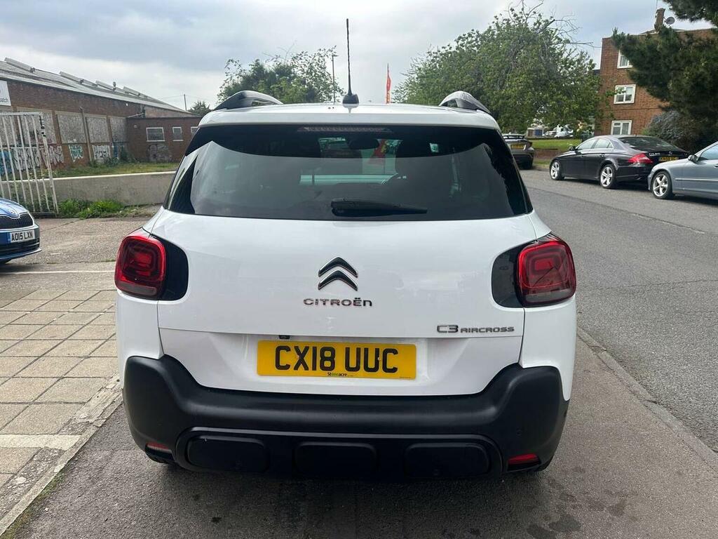 Citroen C3 Aircross Suv 1.2 Puretech Flair Eat6 Euro 6 Ss 2018 CX18UUC White #5