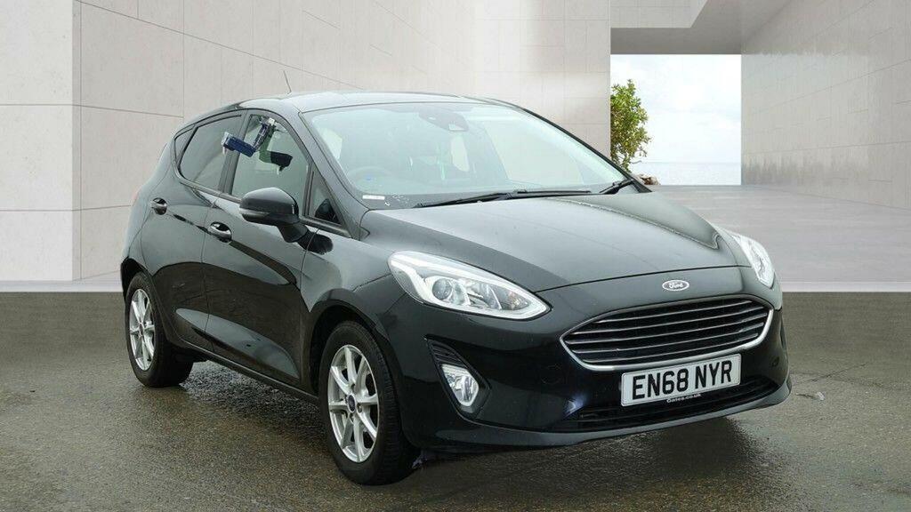 Ford Fiesta Hatchback 1.0T Ecoboost Zetec Euro 6 Ss EN68NYR Black #4