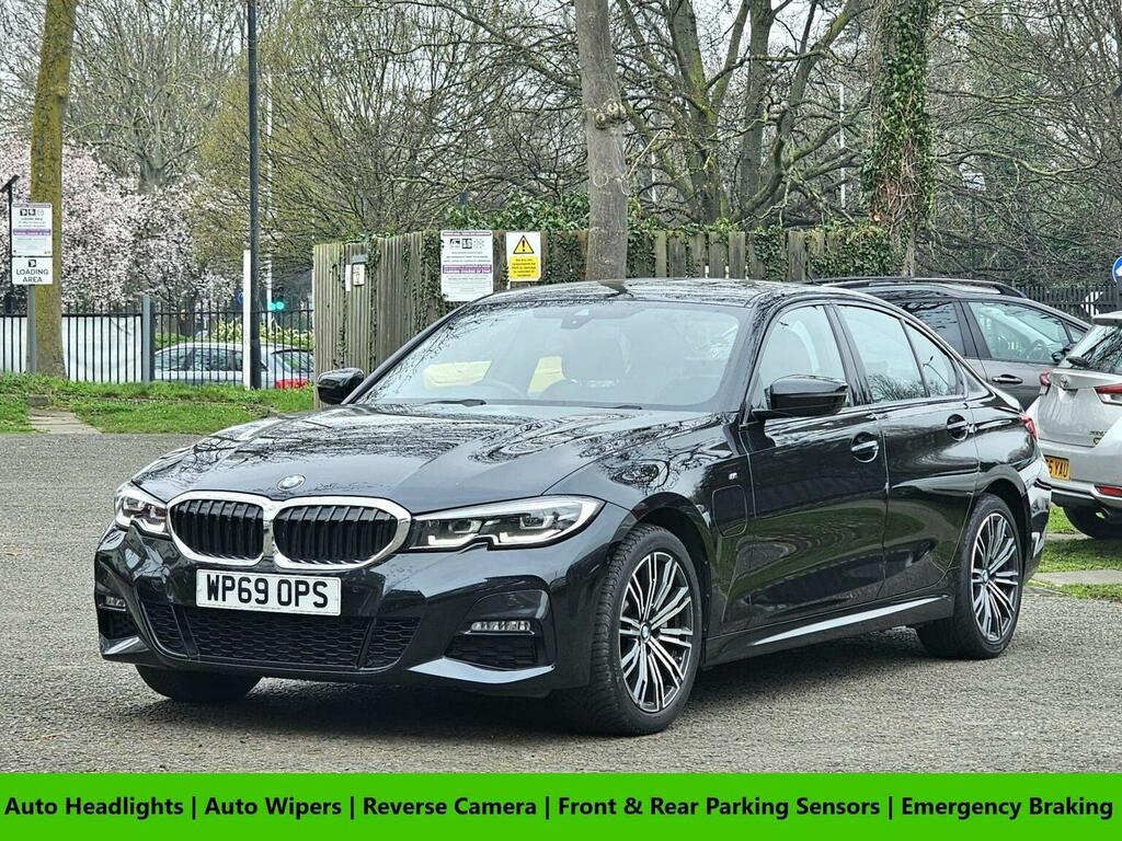 BMW 3 Series 2.0 330E 12Kwh M Sport Euro 6 Ss 2019 WP69OPS Black #3