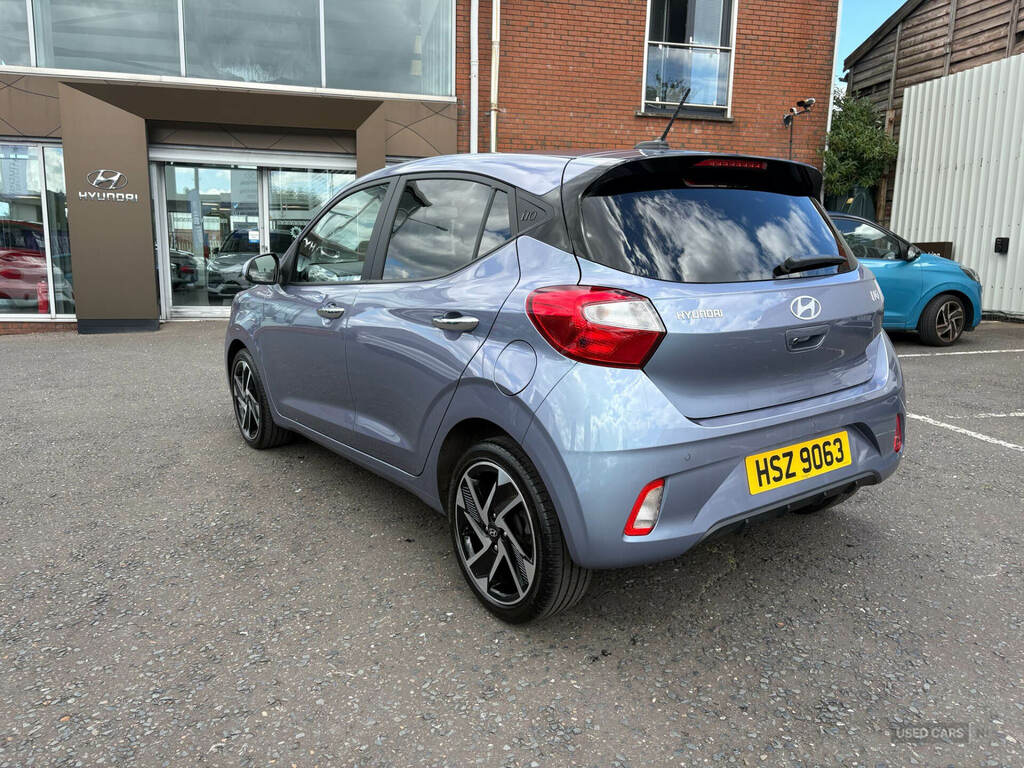 Hyundai I10 1.2 Mpi Premium HSZ9063 Blue #4