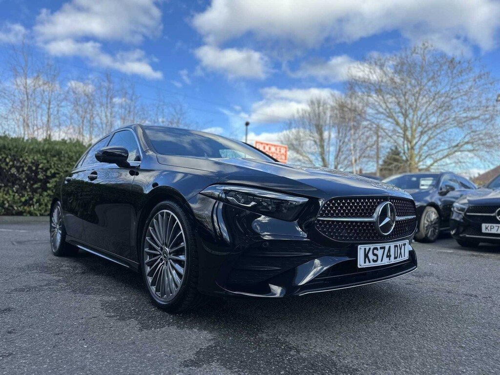 Mercedes-Benz A Class 1.3 A200h Mhev Amg Line Premium Plus Saloon KS74DXT Black #2