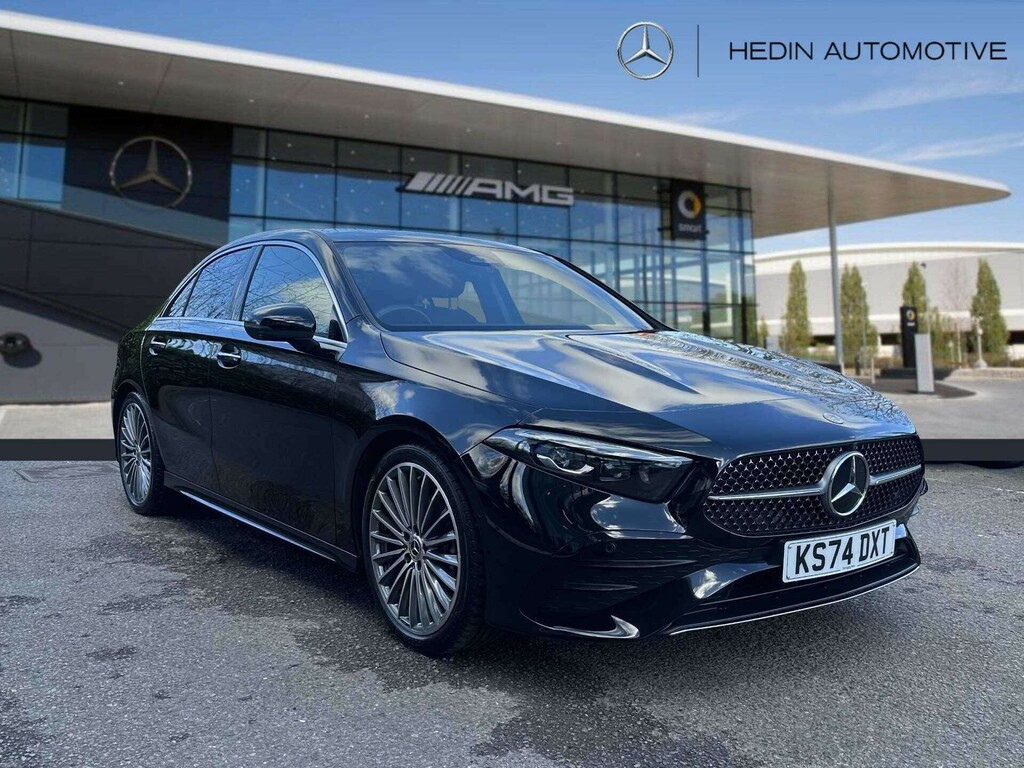 Mercedes-Benz A Class 1.3 A200h Mhev Amg Line Premium Plus Saloon Black
