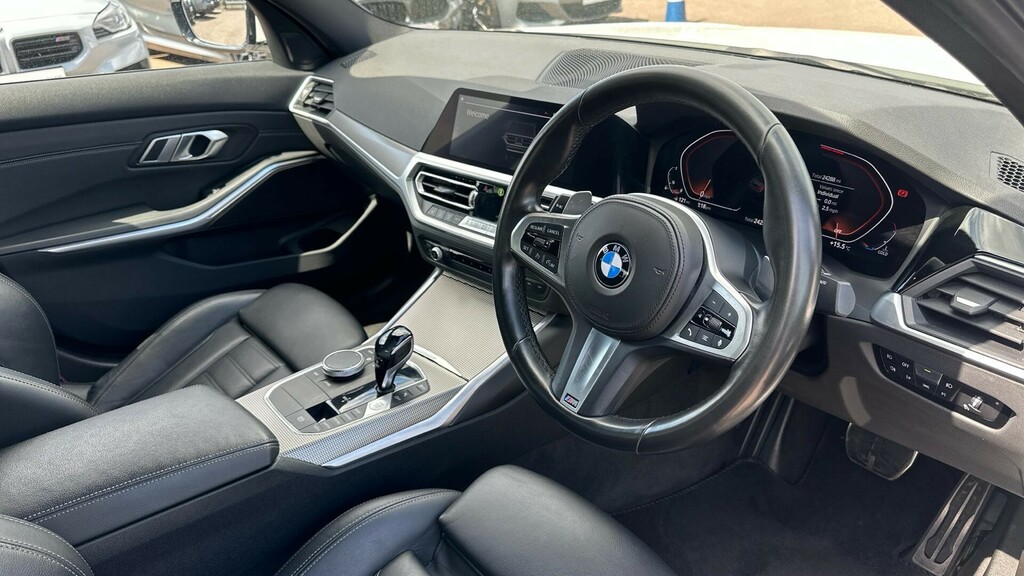 BMW 3 Series 330I M Sport Saloon YR19AKG White #6