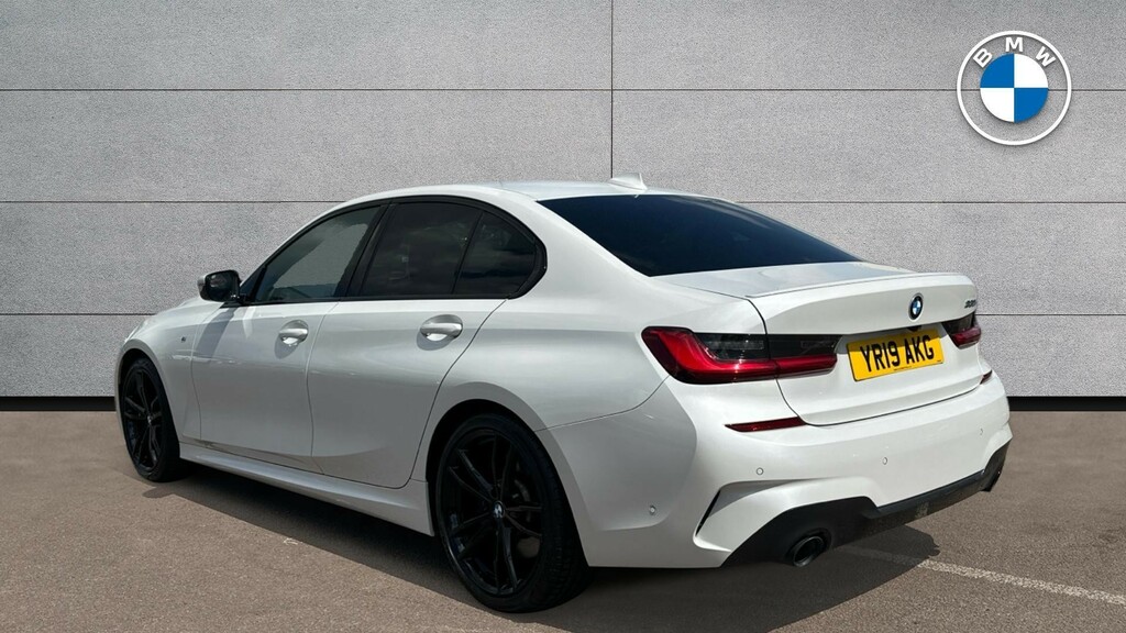 BMW 3 Series 330I M Sport Saloon YR19AKG White #2