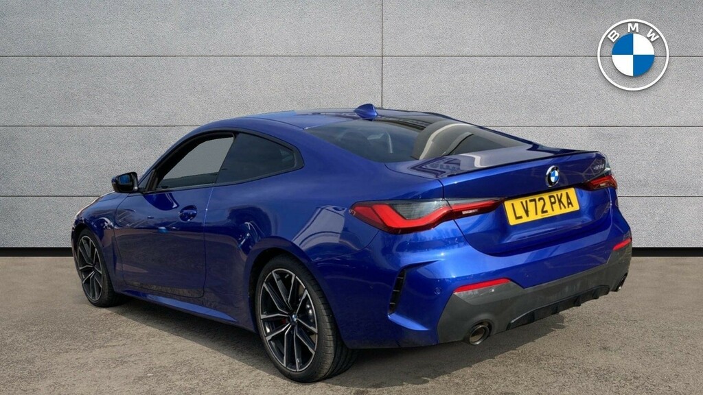 BMW 4 Series Gran Coupe 420I M Sport Coupe Blue #3