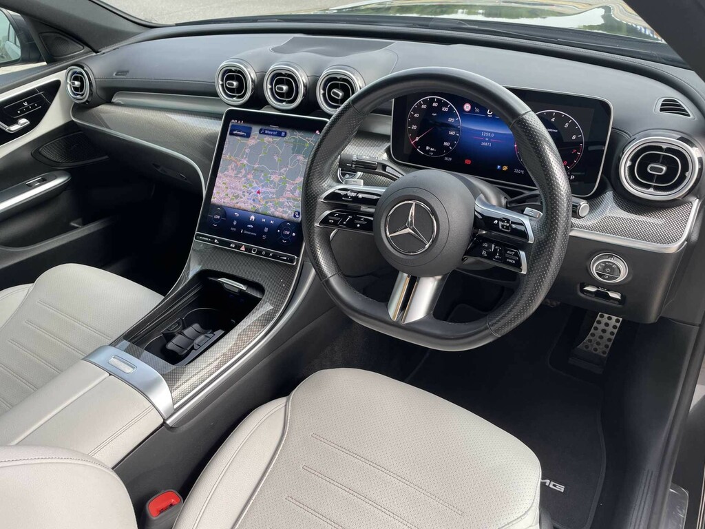 Mercedes-Benz C Class 1.5 C200h Mhev Amg Line Saloon Hybrid G KN25ZNC #6