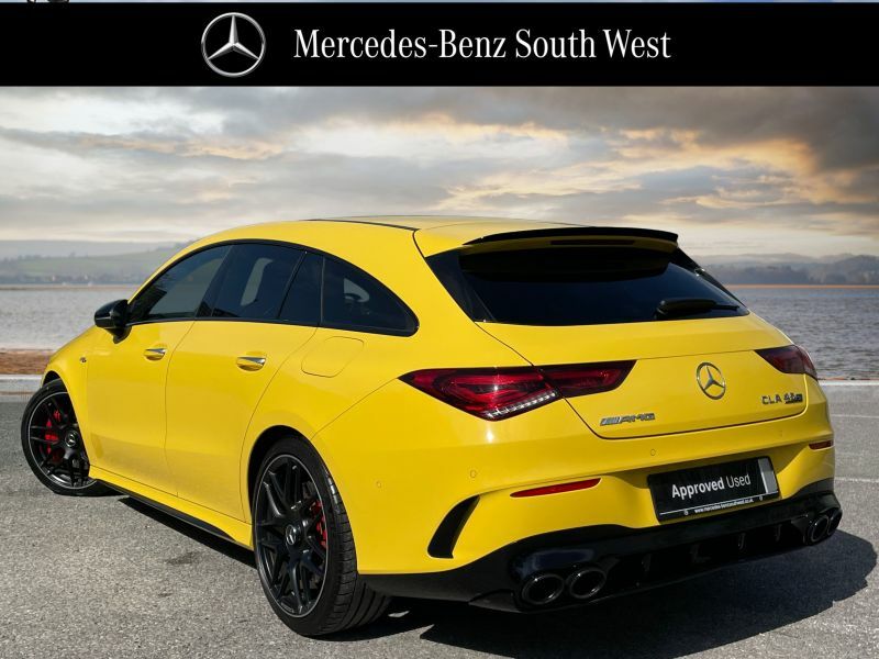 Mercedes-Benz CLA Class Estate KM73YPX Yellow #2