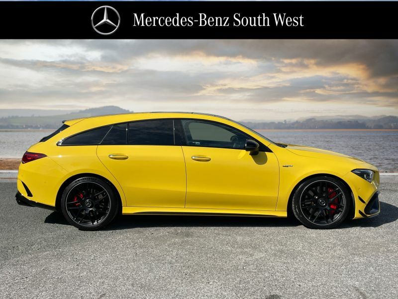 Mercedes-Benz CLA Class Estate KM73YPX Yellow #3