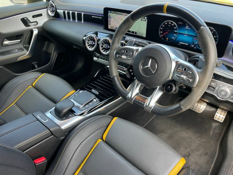 Mercedes-Benz CLA Class Estate KM73YPX Yellow #5