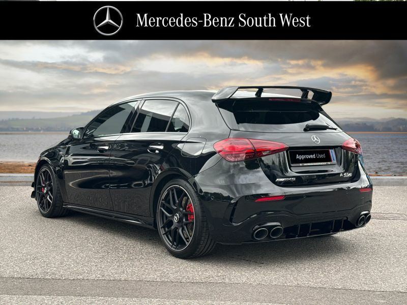 Mercedes-Benz A Class A 45 S 4Matic Plus Hatchback WG74MYN Black #2