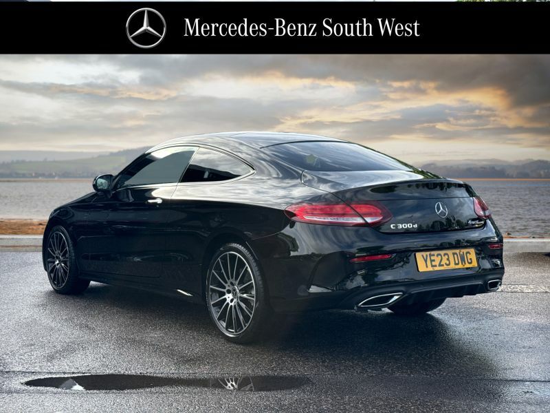 Mercedes-Benz C Class Coupe YE23DWG Black #2