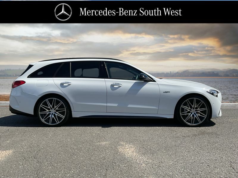 Mercedes-Benz C Class C 43 4Matic Night Edition Premium Plus Estate White #3