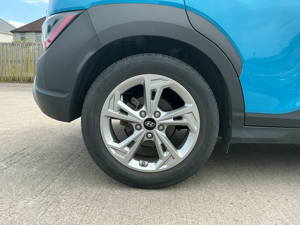 Hyundai Kona 1.0 T-gdi Mhev Se Connect Euro 6 S S WJ23PFK Blue #4