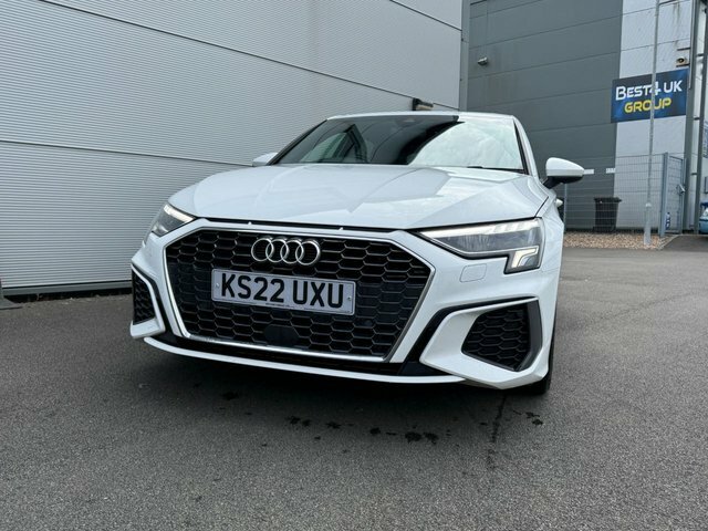Audi A3 1.4 Tfsie 40 S Line Sportback Plug-in H KS22UXU White #3