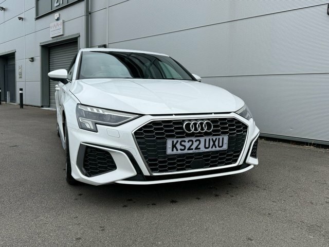 Audi A3 1.4 Tfsie 40 S Line Sportback Plug-in H KS22UXU White #4