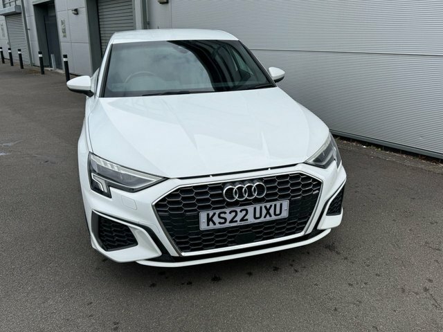 Audi A3 1.4 Tfsie 40 S Line Sportback Plug-in H KS22UXU White #2