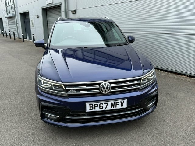 Volkswagen Tiguan 2.0 Tdi R-line Suv Dsg Euro 6 S S 15 BP67WFV Blue #4