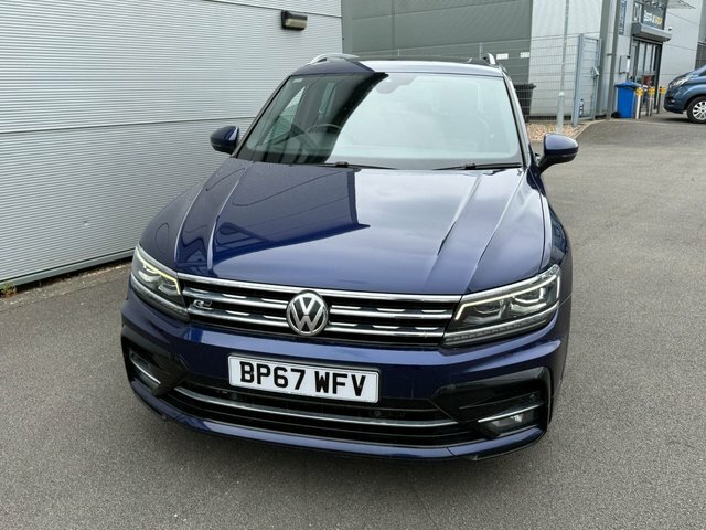 Volkswagen Tiguan 2.0 Tdi R-line Suv Dsg Euro 6 S S 15 BP67WFV Blue #3