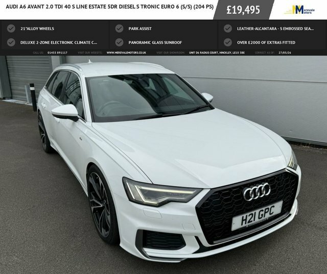 Audi A6 Avant 2.0 Tdi 40 S Line Estate S Tronic Euro White