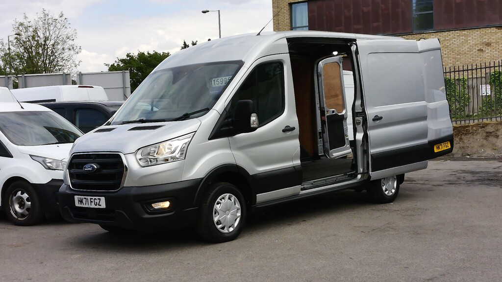 Ford Transit Custom 290 Trend L2 H2 Mwb Medium Roof In Silver,only 58. HK71FGZ  #3
