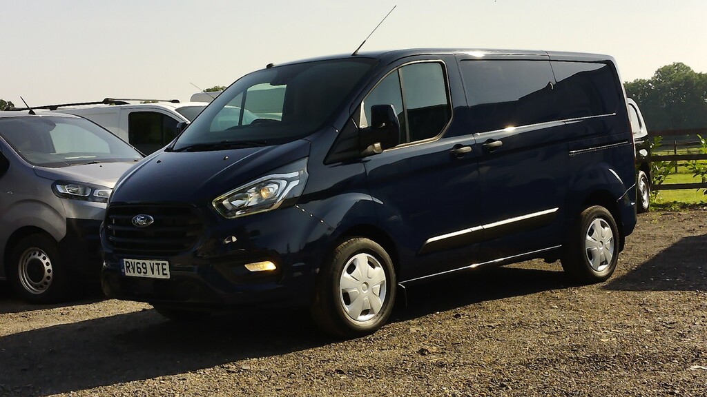 Ford Transit Custom 320 Trend L1 Swb In Dark Blue,air Conditioning,par RV69VTE  #5