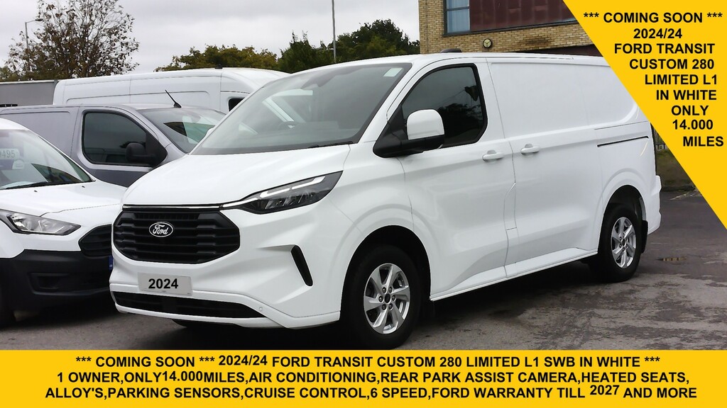 Ford Transit Custom 280 Limited L1 Swb,only 14.000 Miles,air Condition 