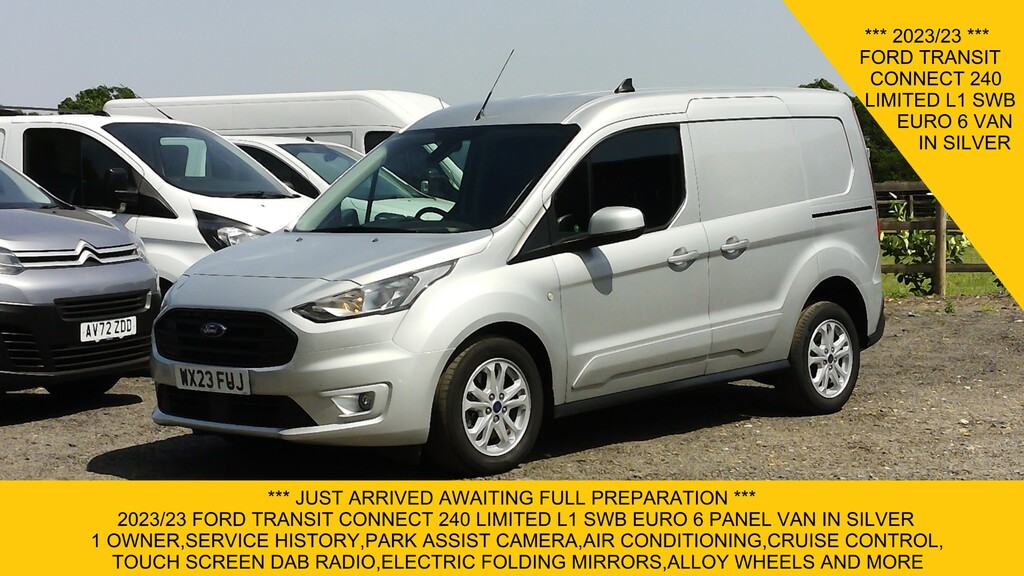 Ford Transit Connect 240 Limited L1 Swb In Silver With Park Assist Came