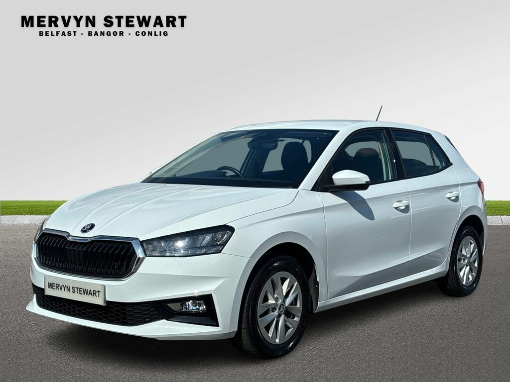 Skoda Fabia Se Comfort 1.0 Mpi 80 Ps 5G Man 2023 CMZ4565 White #4