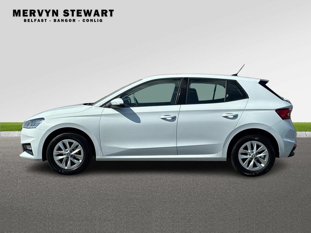 Skoda Fabia Se Comfort 1.0 Mpi 80 Ps 5G Man 2023 CMZ4565 White #5