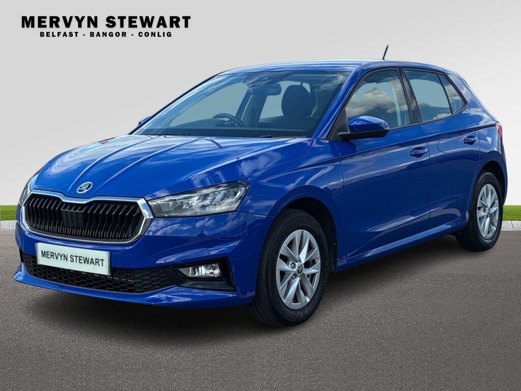 Skoda Fabia Se Comfort 1.0 Mpi 80 Ps 5G Man 2023 BMZ6489 Blue #4