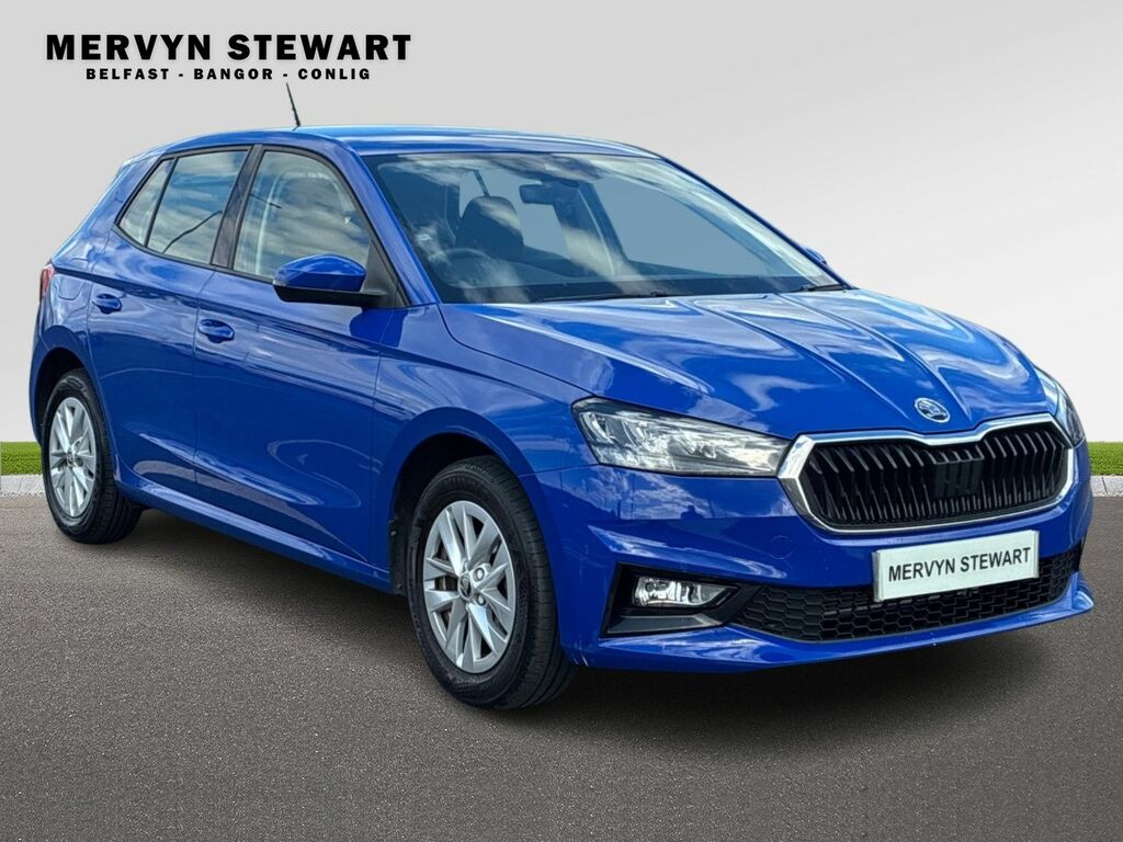 Skoda Fabia Se Comfort 1.0 Mpi 80 Ps 5G Man 2023 Blue