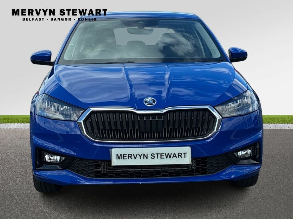 Skoda Fabia Se Comfort 1.0 Mpi 80 Ps 5G Man 2023 BMZ6489 Blue #3