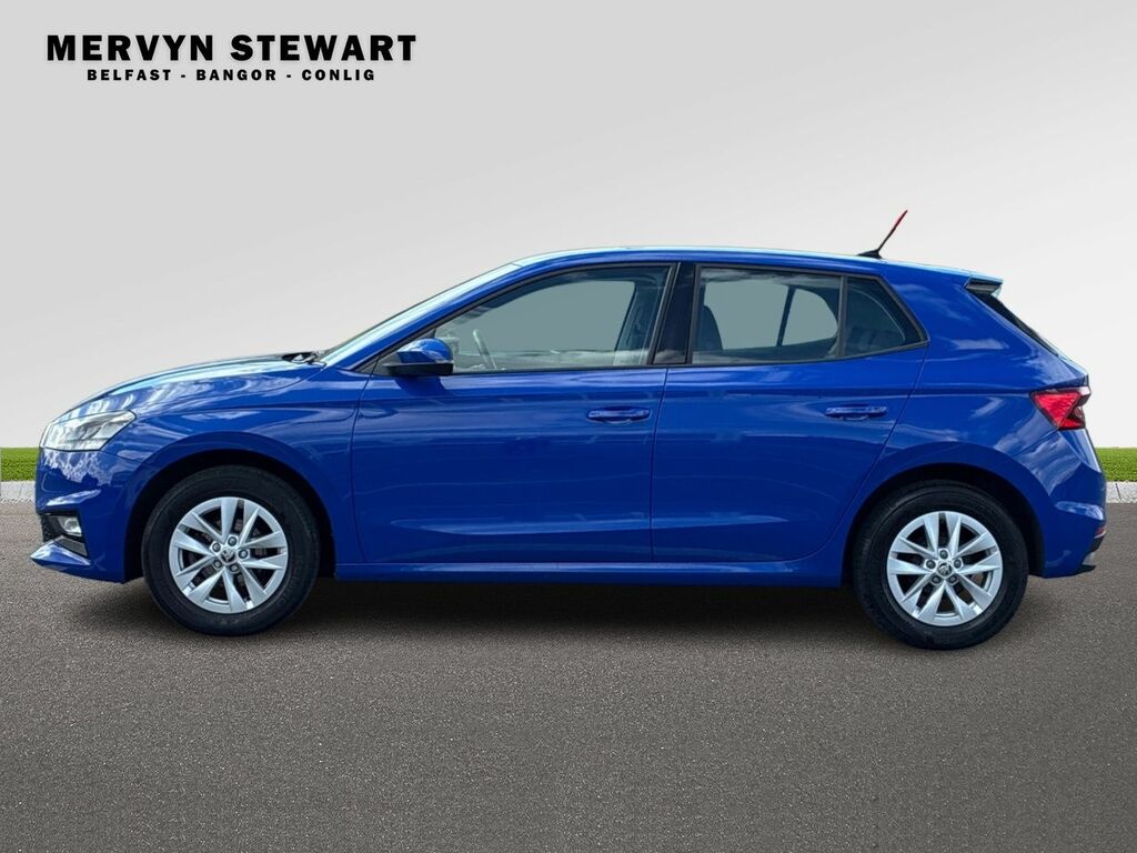 Skoda Fabia Se Comfort 1.0 Mpi 80 Ps 5G Man 2023 BMZ6489 Blue #5