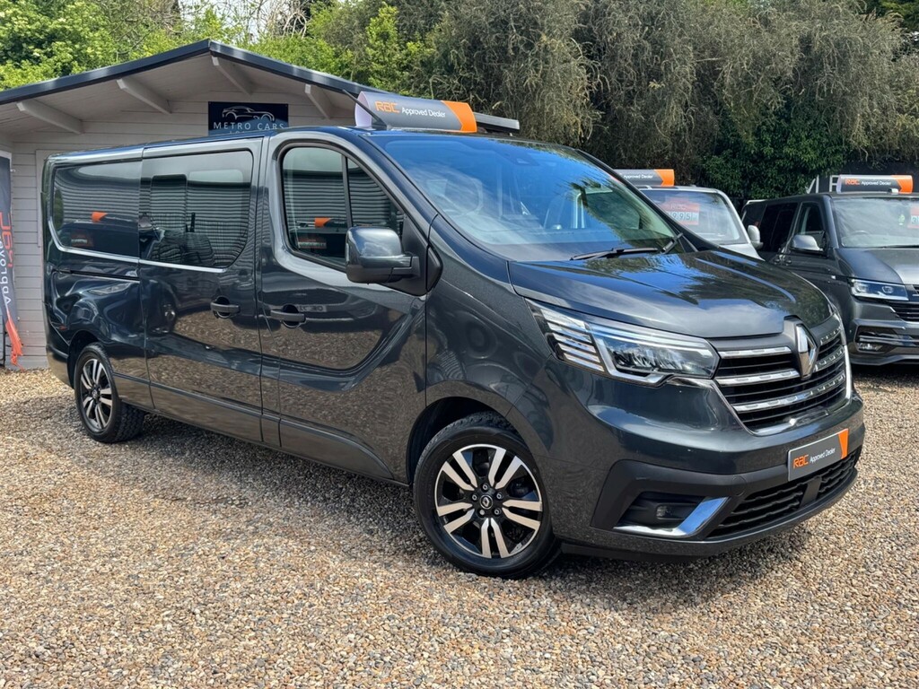 Renault Trafic 2.0 Dci Blue Ll30 Sport Crew Van L2 H1 Euro 6 S ML23LYG Grey #6