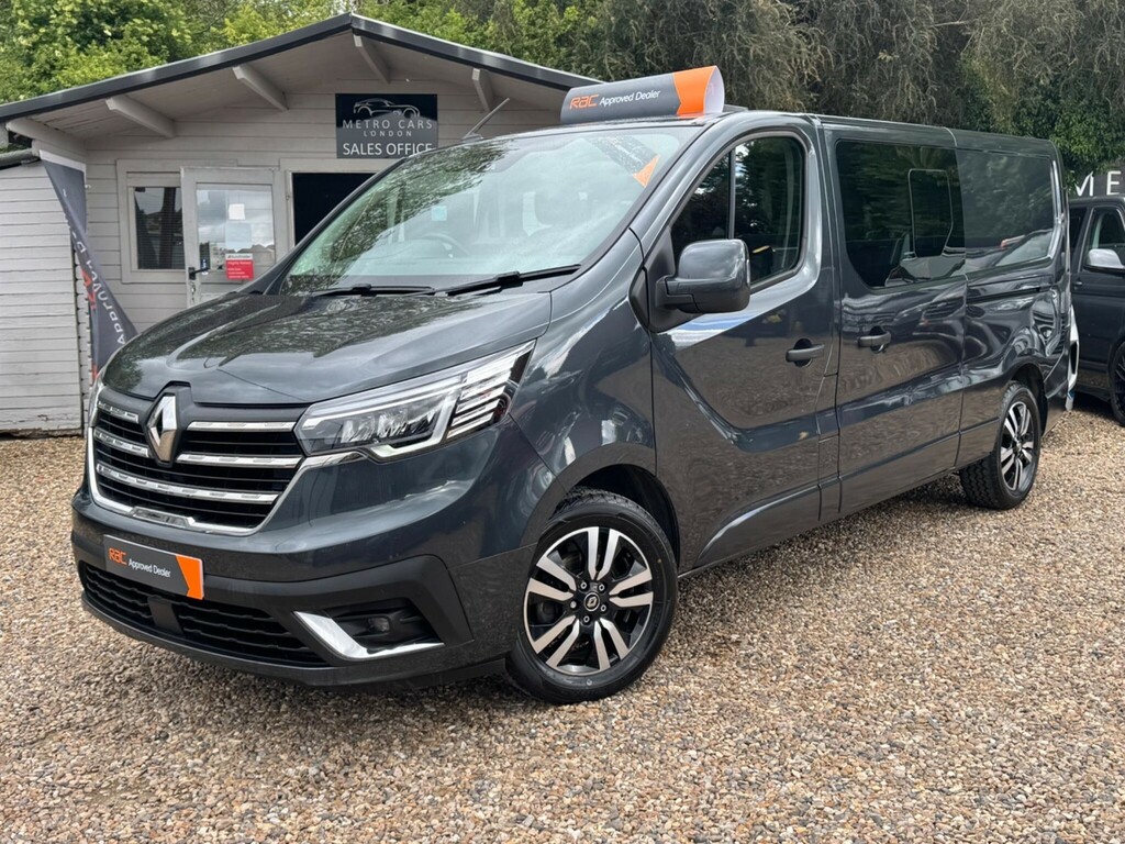 Renault Trafic 2.0 Dci Blue Ll30 Sport Crew Van L2 H1 Euro 6 S ML23LYG Grey #2