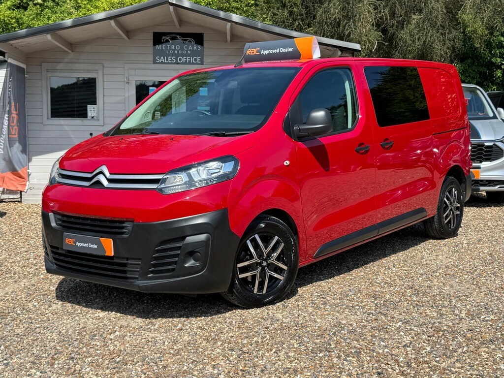 Citroen Dispatch 2.0 Bluehdi 1400 Enterprise M Crew Van Mwb Euro 6 Red