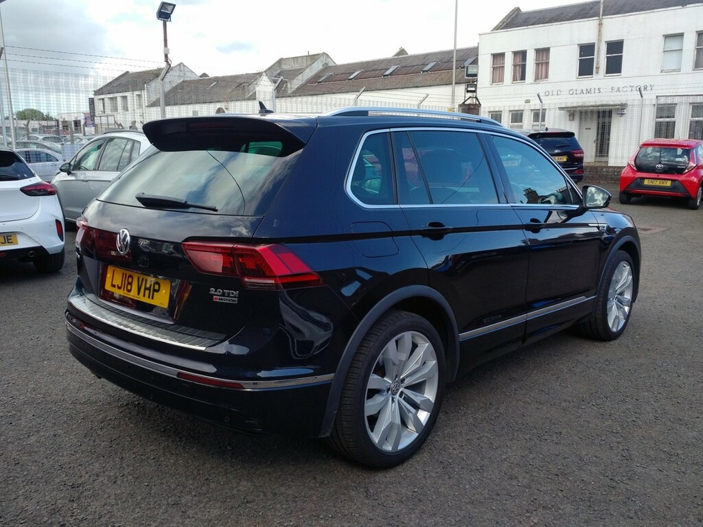 Volkswagen Tiguan 2.0 Tdi R-line LJ18VHP Black #6