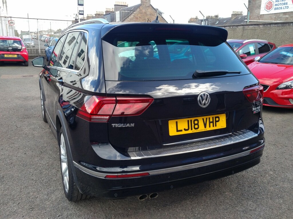 Volkswagen Tiguan 2.0 Tdi R-line LJ18VHP Black #5