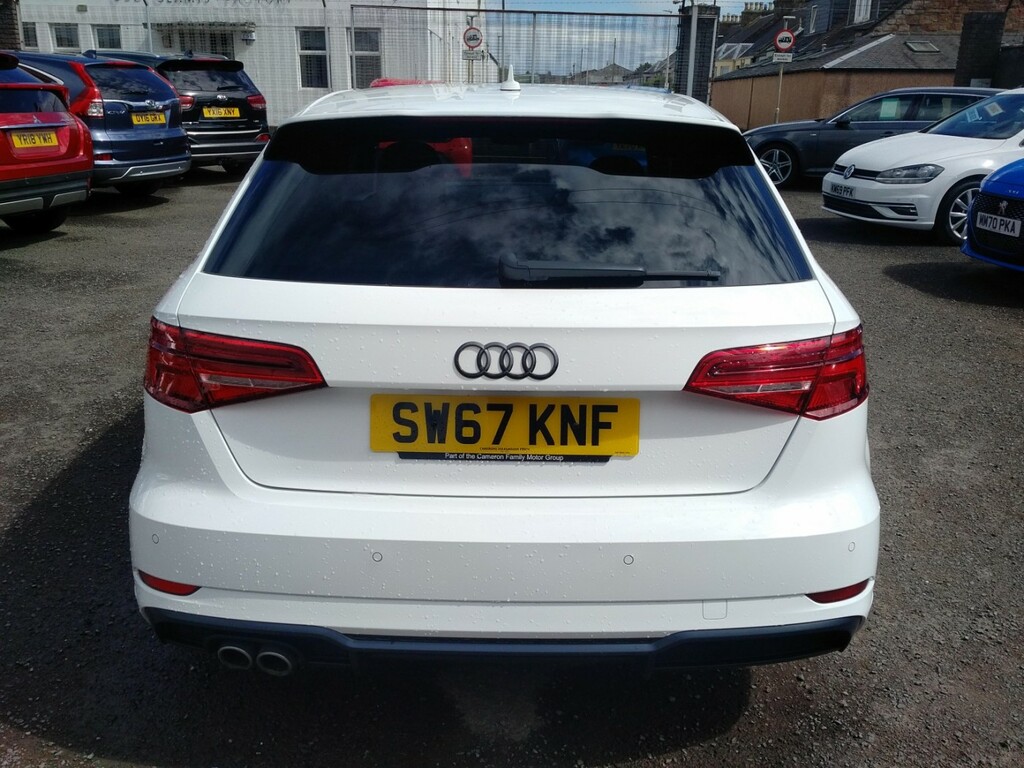 Audi A3 1.5 Tfsi Cod Black Edition White #5