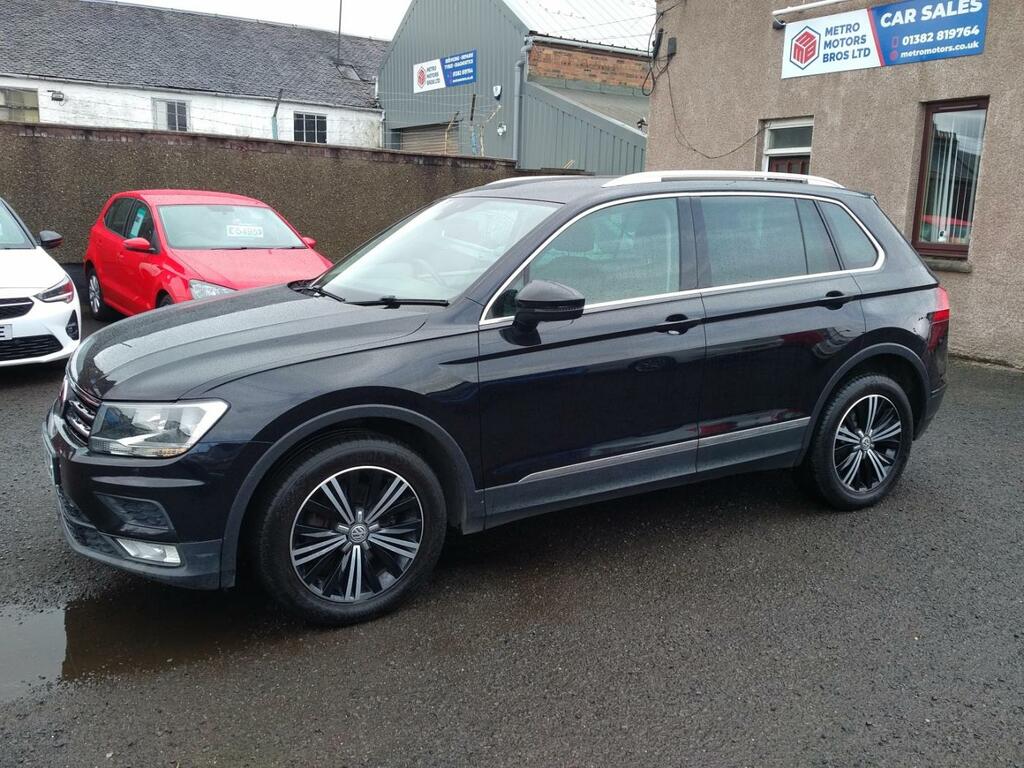 Volkswagen Tiguan 2.0 Tdi Bluemotion Tech Se Navigation KY66HCG Black #2