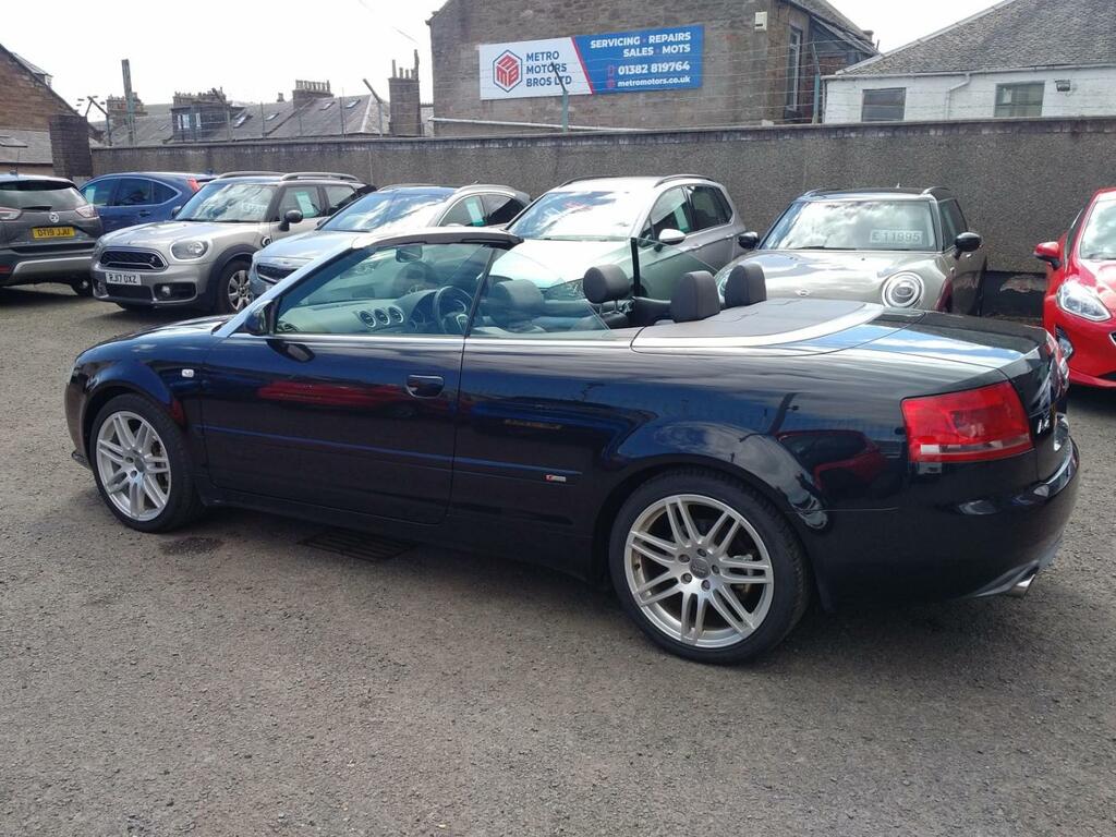 Audi A4 Cabriolet 2.0 Tdi S Line Multitronic Black #3