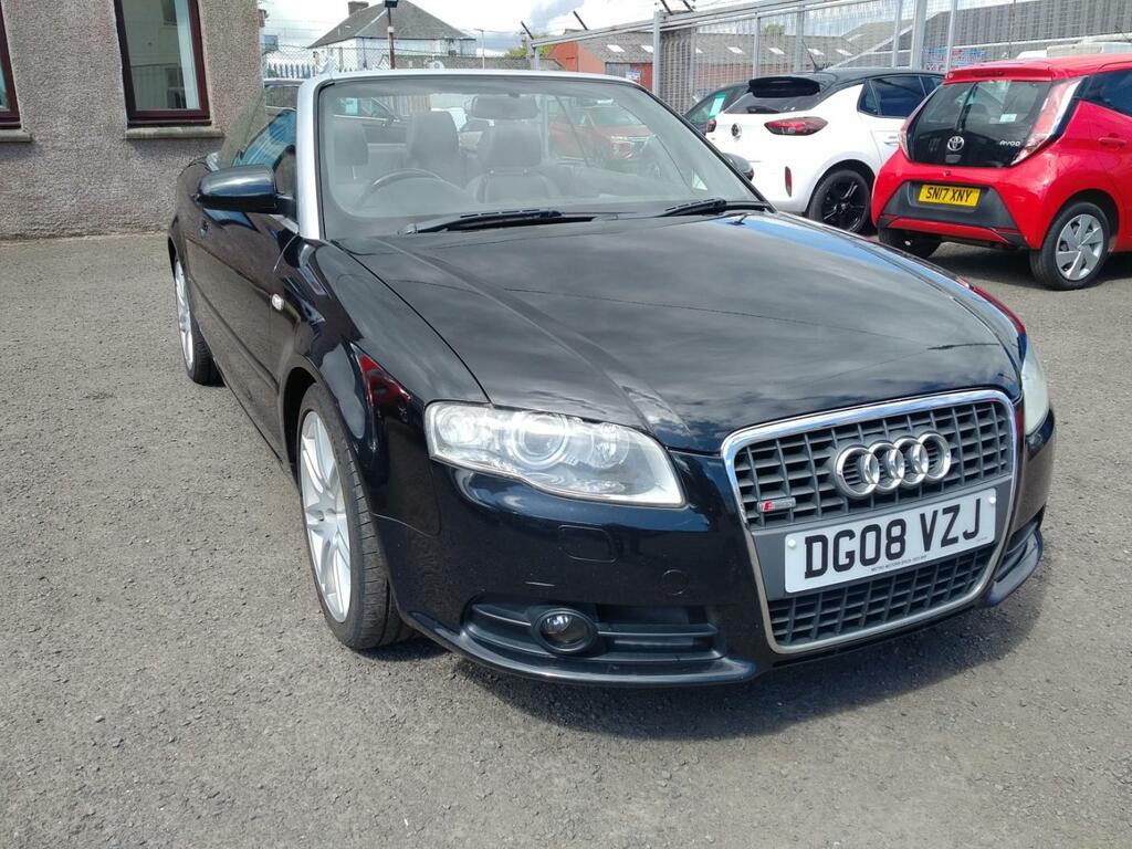 Audi A4 Cabriolet 2.0 Tdi S Line Multitronic Black #9