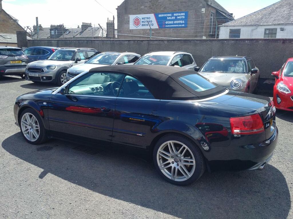 Audi A4 Cabriolet 2.0 Tdi S Line Multitronic Black #12