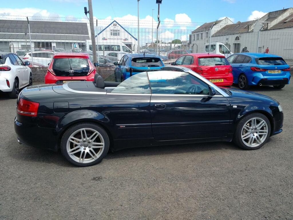 Audi A4 Cabriolet 2.0 Tdi S Line Multitronic Black #7