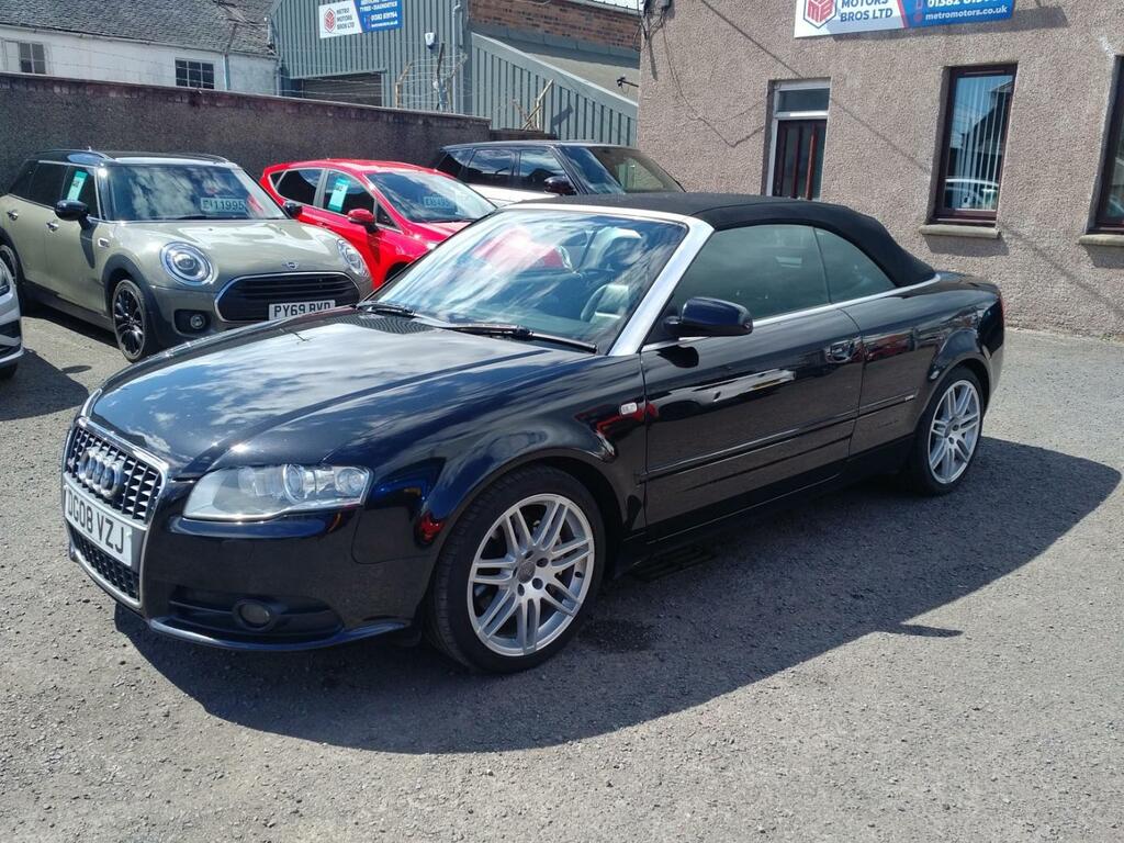 Audi A4 Cabriolet 2.0 Tdi S Line Multitronic Black #10