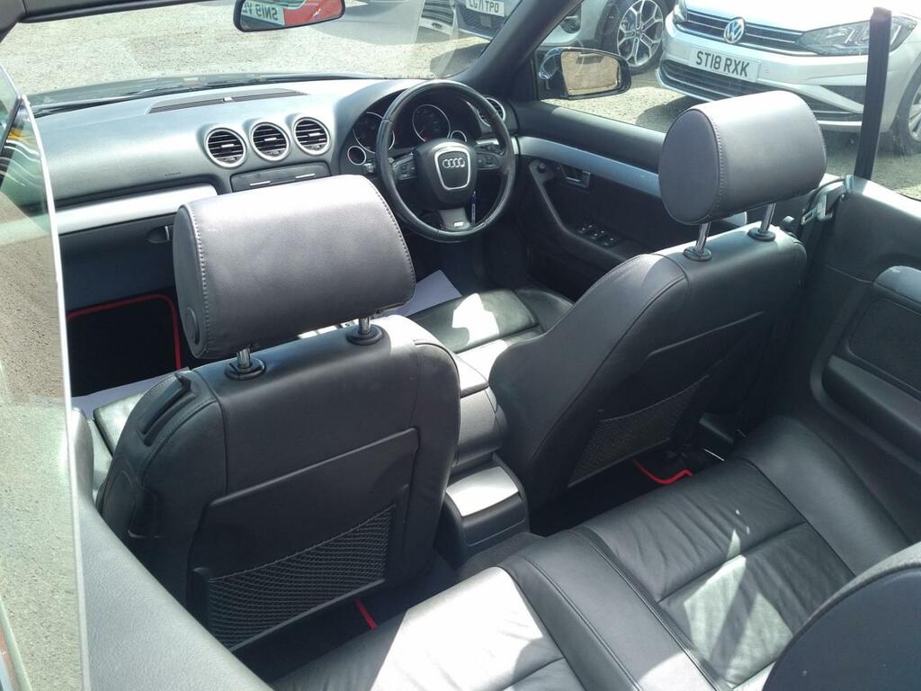 Audi A4 Cabriolet 2.0 Tdi S Line Multitronic Black #24