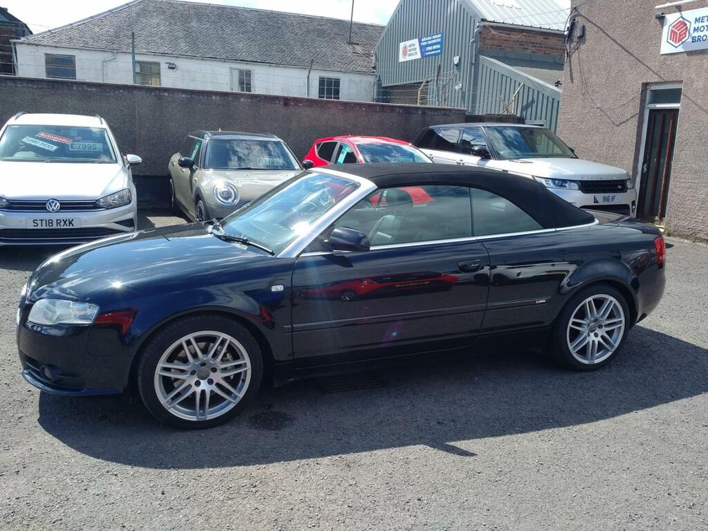 Audi A4 Cabriolet 2.0 Tdi S Line Multitronic Black #11