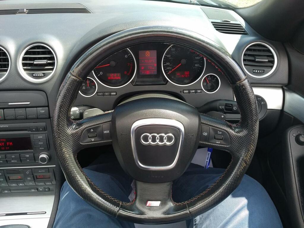 Audi A4 Cabriolet 2.0 Tdi S Line Multitronic Black #33