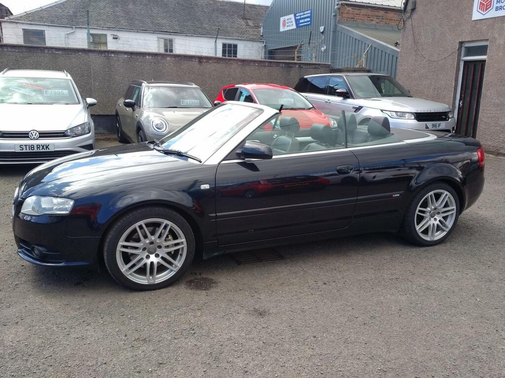 Audi A4 Cabriolet 2.0 Tdi S Line Multitronic Black #2