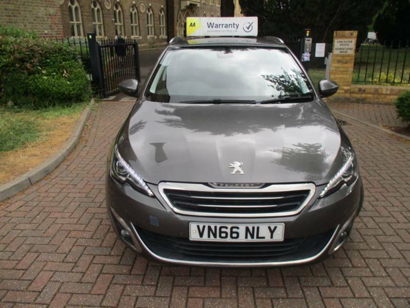 Peugeot 308 1.2 Puretech 130 Allure Fsh Satnav Bluetooth R VN66NLY Grey #3